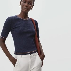 Everlane Ribbed Merino Tee
